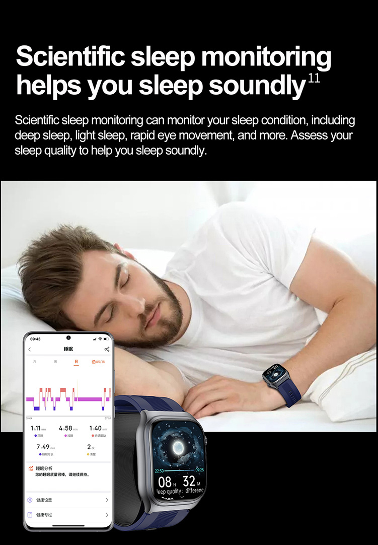 Sleep monitoring smartwatch